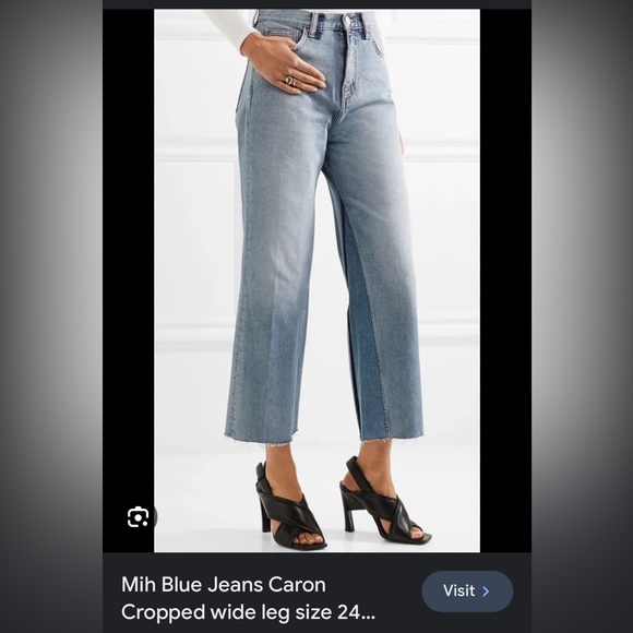 M.i.H Caron Jean, Cropped Wide Leg, size 30 - Picture 12 of 12